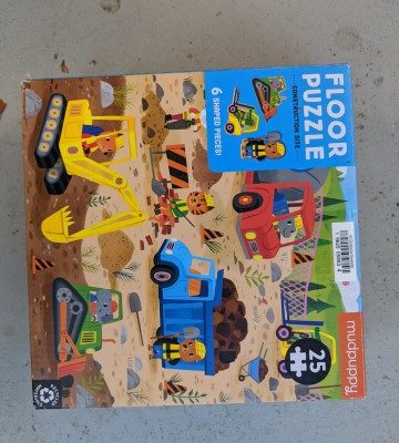 Construction Site Floor Puzzle 25 pieces