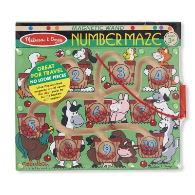 Number Magnetic Wand Maze