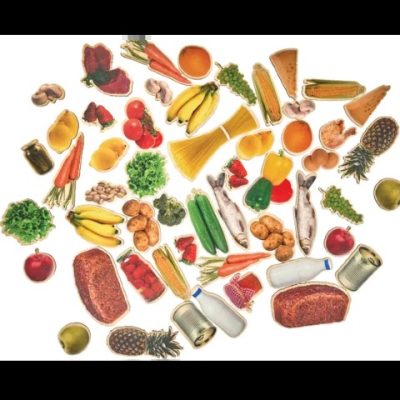 Let's eat Double Sided Food Pieces